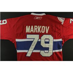 Andrei Markov Signed Canadiens Jersey (JSA COA)