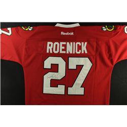 Jeremy Roenick Signed Blackhawks Jersey (JSA COA)