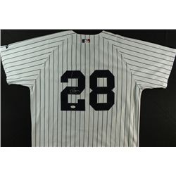 David Justice Signed Yankees Jersey (JSA COA)