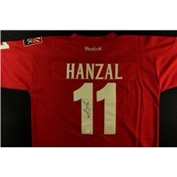 Martin Hanzal Signed Coyotes Jersey (JSA COA)