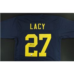 Eddie Lacy Signed Throwback Packers Jersey (JSA COA & GTSM)