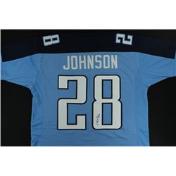 Chris Johnson Signed Titans Jersey (JSA COA)