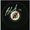 Image 1 : Stephen Gionta Signed Devils Logo Puck (JAG COA)