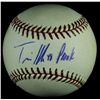 Image 1 : Travis Hafner Signed OML Baseball Inscribed "Pronk" (PA LOA)