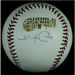 Alex Cora Signed 2007 World Series Baseball (Elite)