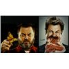 Image 1 : Lot of (2) Nick Offerman Signed 8x10 Photo with (2) Inscriptions (PA LOA)