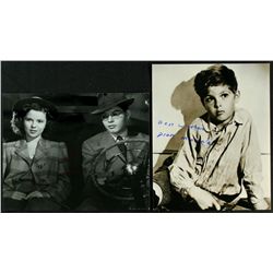 Lot of (2) Dickie Moore Signed 8x10 Photo Inscribed "Best Wishes" (PA LOA)