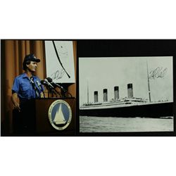 Lot of (2) Robert Ballard Signed 8x10 Photo (PA LOA)