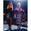Image 1 : Ric Flair & Wendy Barlow Signed 8x10 Photo Inscribed "16x" (SOP COA)