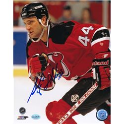 Stephane Richer Signed Devils 8x10 Photo (JAG COA)