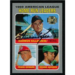 Harmon Killebrew Signed Twins Baseball Card (JSA)