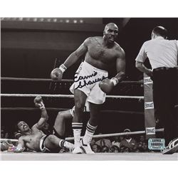 Earnie Shavers Signed 8x10 Photo Knocking Out Ken Norton (Shavers Hologram)