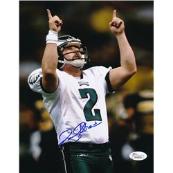 David Akers Signed Eagles 8x10 Photo (JSA)