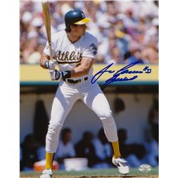 Jose Canseco Signed Athletics 8x10 Photo Inscribed "Juiced" (Canseco Hologram)