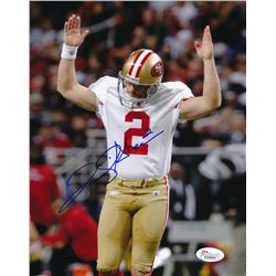 David Akers Signed 49ers 8x10 Photo (JSA COA)