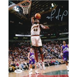 Shawn Kemp Signed Sonics 8x10 Photo (JSA COA)
