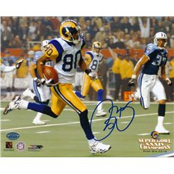 Isaac Bruce Signed Rams 8x10 Photo (GTSM COA)