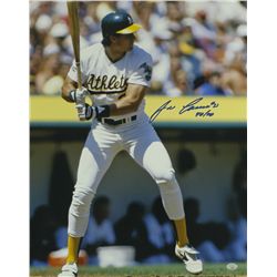 Jose Canseco Signed Athletics 16x20 Photo Inscribed "40/40" (Canseco Hologram)