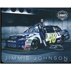 Jimmie Johnson Signed Lowes NASCAR 8x10 Photo (PA LOA)