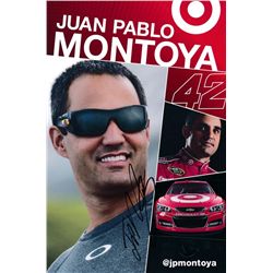 Juan Pablo Montoya Signed NASCAR 8x10 Photo (PA LOA)