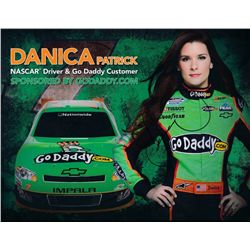 Danica Patrick Signed NASCAR 8x10 Photo (PA LOA)