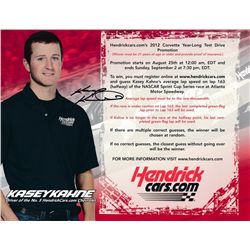 Kasey Kahne Signed NASCAR 8x10 Photo (PA LOA)