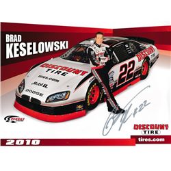 Brad Keselowski Signed NASCAR 8x10 Photo (PA LOA)