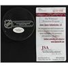 Image 2 : James Van Riermsdyk Signed Flyers Logo Hockey Puck (JSA COA)
