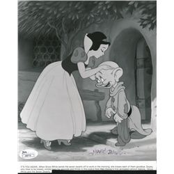 Marc Davis Signed Snow White Vintage 7x9 Promotional Photo (JSA COA)