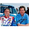 Image 1 : David Reutimann & Darrell Waltrip Signed NASCAR 8x10 Photo (PA LOA)