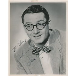 Steve Allen Signed 7x9 Photo Inscribed "To Gary, Best Wishes" (JSA)