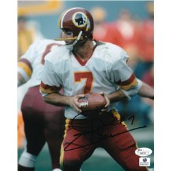 Joe Theismann Signed Redskins 8x10 Photo (JSA COA)