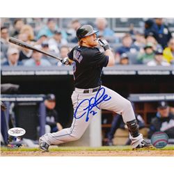 Justin Turner Signed Mets 8x10 Photo (JSA COA)