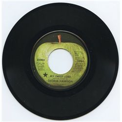 George Harrison "My Sweet Lord" & "Isn't it a Pity" Original .45 Promo Record