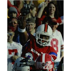 Sinorice Moss Signed 16x20 Photo Inscribed "2006 Senior Bowl MVP" (GTSM)