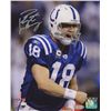 Image 1 : Peyton Manning Signed Colts 8x10 Photo (Steiner)