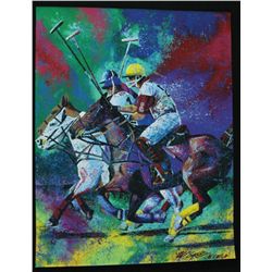 World Polo Championship USA Vs. Australia 22x28 Lithograph By Bill Lopa (PA LOA)