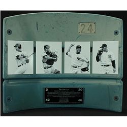 "The Core Four" Yankee Stadium Authentic Game-Used Stadium Seat Back (MLB & Steiner COA)