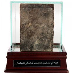 Boston Red Sox Authentic Brick From Fenway Park with Display Case (Steiner COA)
