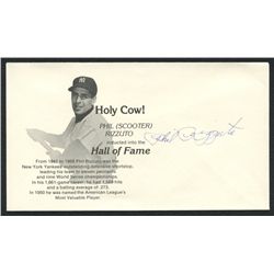Phil Rizzuto Signed Yankees Hall of Fame Induction FDC Cachet Envelope (PA LOA)