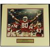 Image 1 : Jerry Rice Signed 49ers 16x18 Custom Matted Photo (PSA LOA)