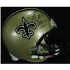 Image 1 : Drew Brees Signed Saints Full-Size Helmet Inscribed "SB XLIV MVP" (Brees Hologram)