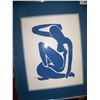 Image 2 : HENRI MATISSE, FRAMED VINTAGE LITHOGRAPH.  "NUE"