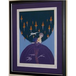 ERTE ORIGINAL FRAMED SERIGRAPH  FREEDOM FROM CAPTIVITY XCV/CXXV