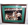 Image 1 : LARRY BIRD, BOSTON CELTICS HAND SIGNED CLASSIC COLOR PHOTOGRAPH