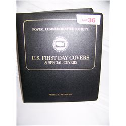 POSTAL COMMEMORATIVE SOCIETY U.S FIRST DAY ISSUE STAMP COLLECTION & SPECIAL COVERS