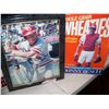 Image 1 : JOHNNY BENCH HAND SIGNED FRAMED COLOR PICTURE