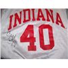 Image 1 : INDIANA #40 HAND SIGNED BASKETBALL WHITE JERSEY
