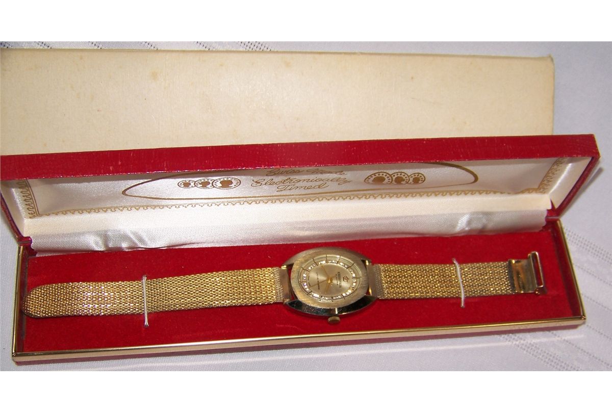 GORGEOUS, VINTAGE KRONOTRON 'ELECTRA WATCH' IN CASE & NEVER WORN