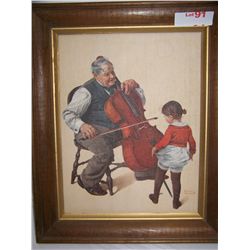 NORMAN ROCKWELL FRAMED PRINT